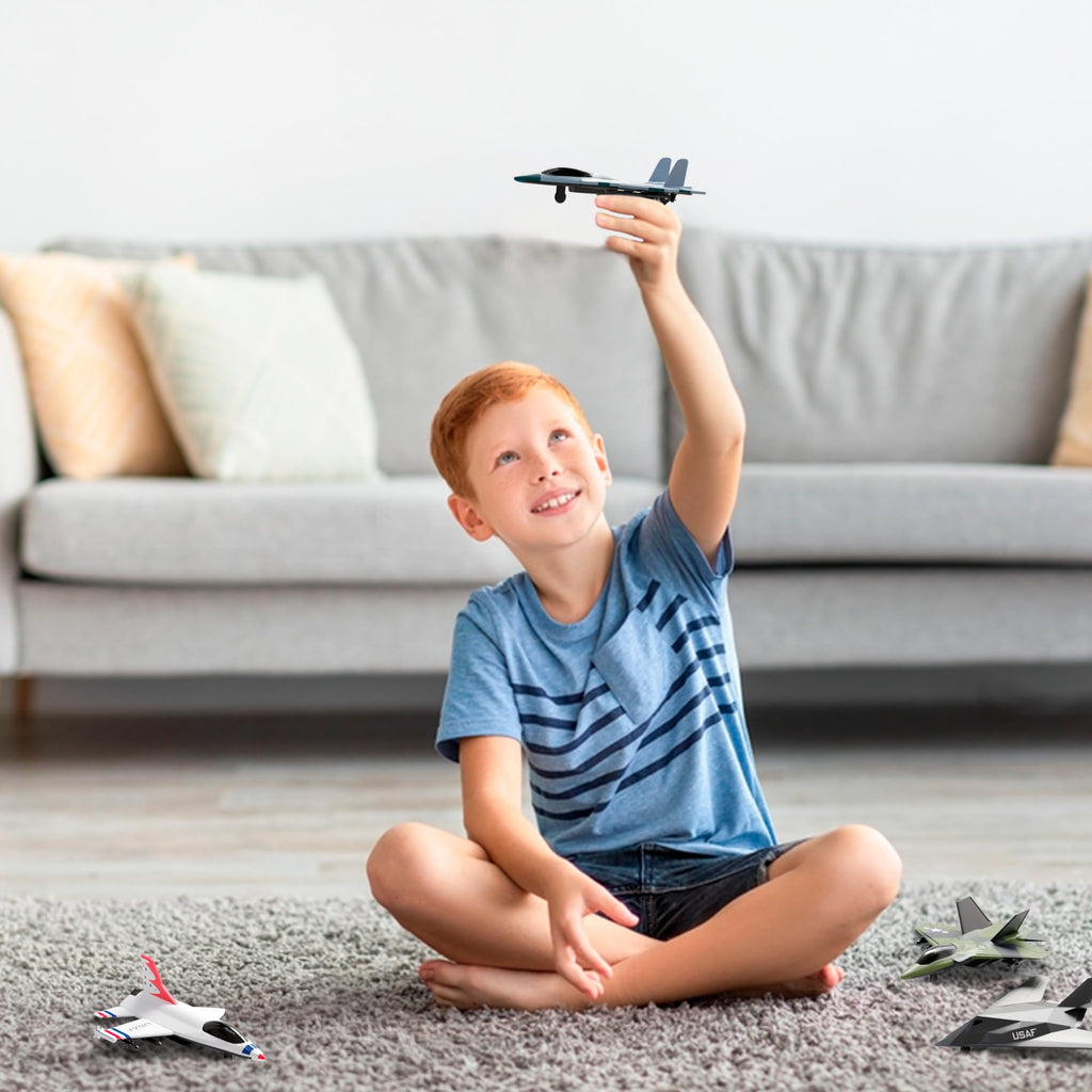 Lollipop US Air Force Airplane Toy - Official Licensed Cargo/Transport Aircraft or Fighter Helicopter & War Plane with Military Base & Action Figures Playset - Airforce Vehicle Model for Kids Ages 3+