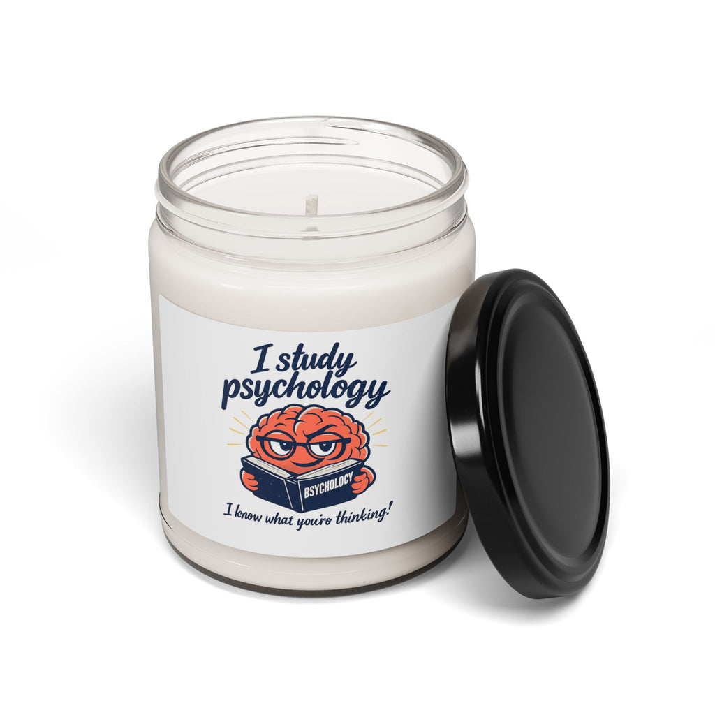 I Study Psychology Candle, office humor, corporate irony