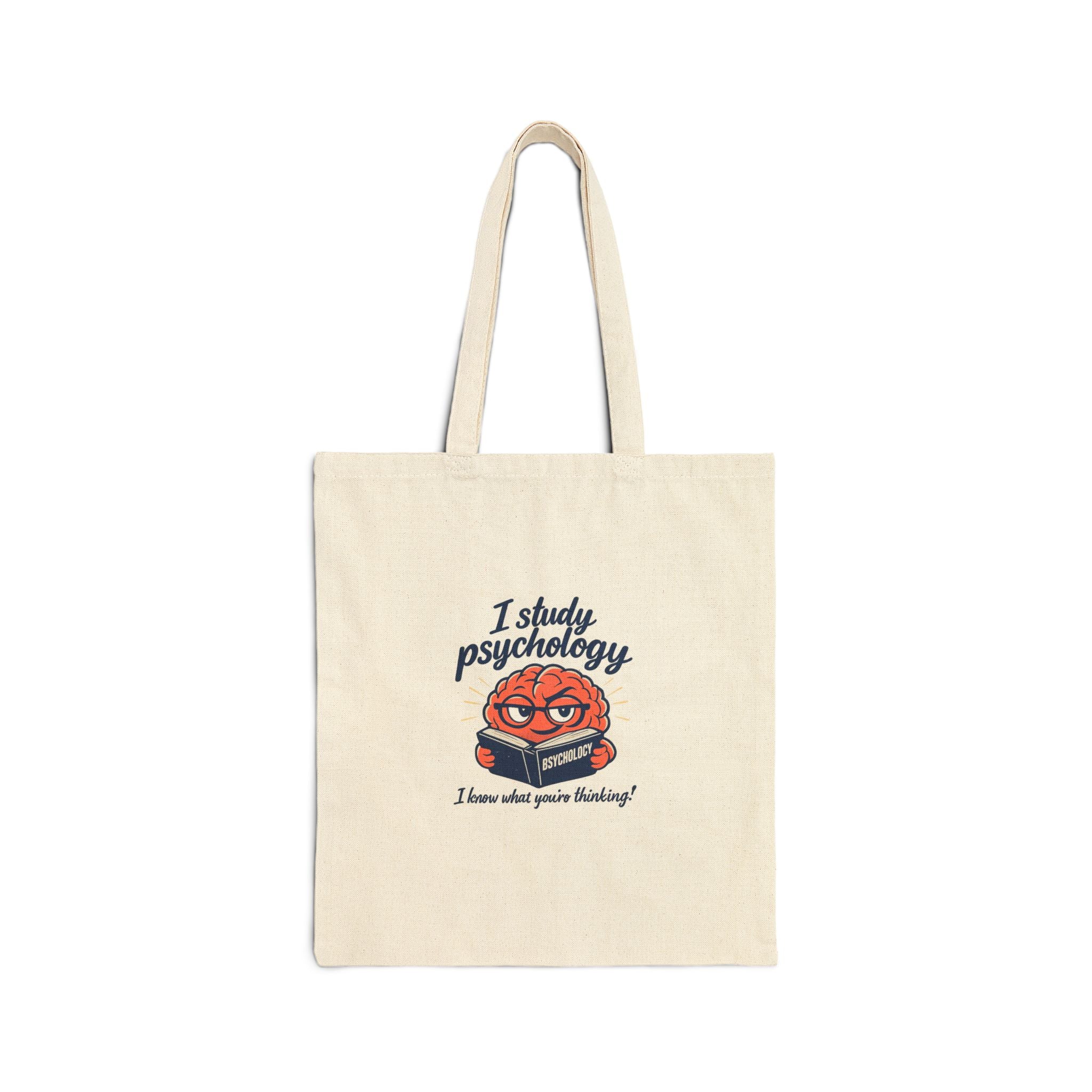 I Study Psychology Tote | Office Humor, Coffee Fuel, Meeting Memes