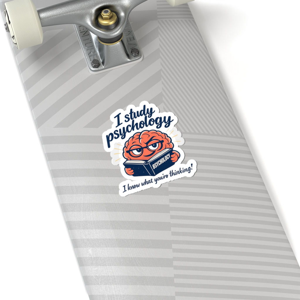 I Study Psychology Sticker | office humor, coffee fuel