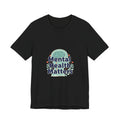 Mental Health Matters Tee | chrome text design, reflective typography