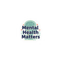 Mental Health Matters Sticker | chrome text design, reflective typography