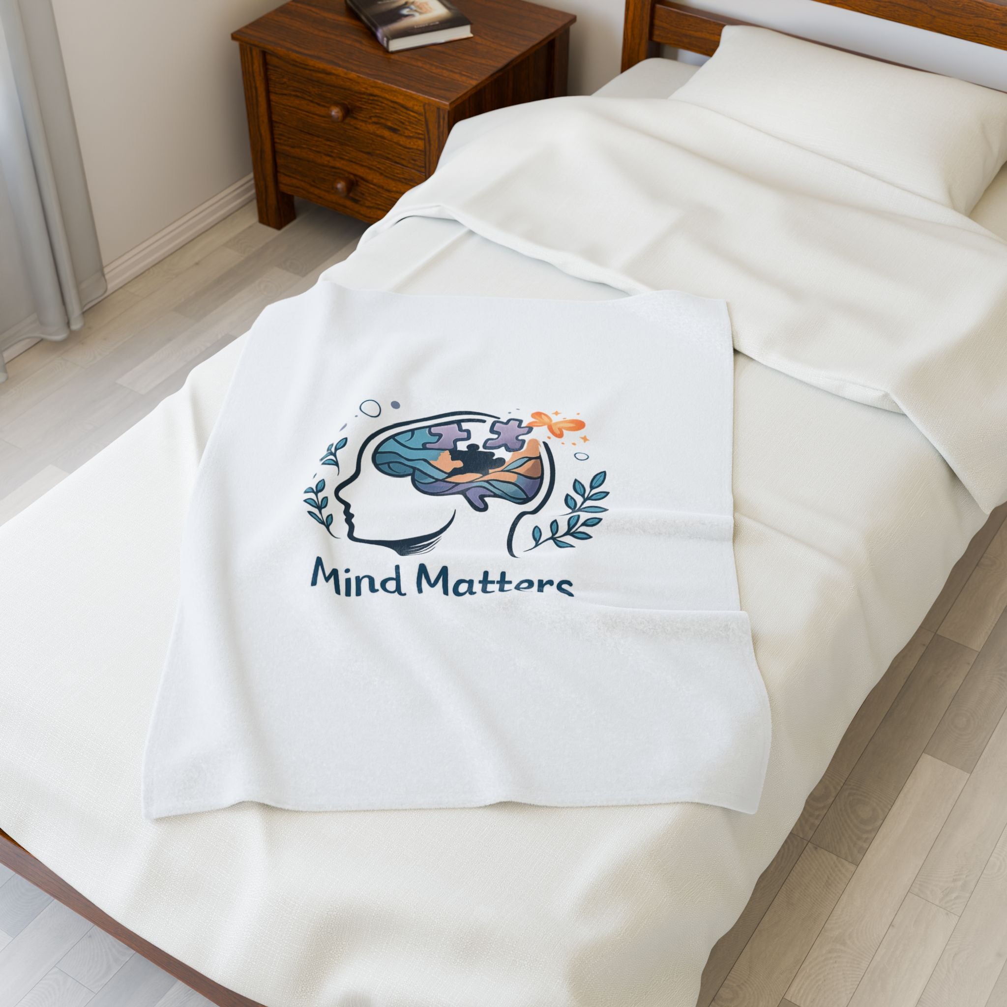 Mind Matters Blanket | confession meme, relatable mood doodles