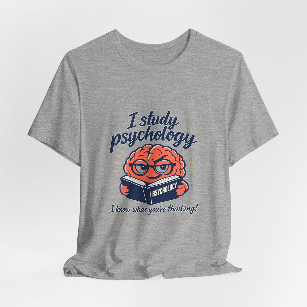Psychology Brain Cartoon Tee | office humor