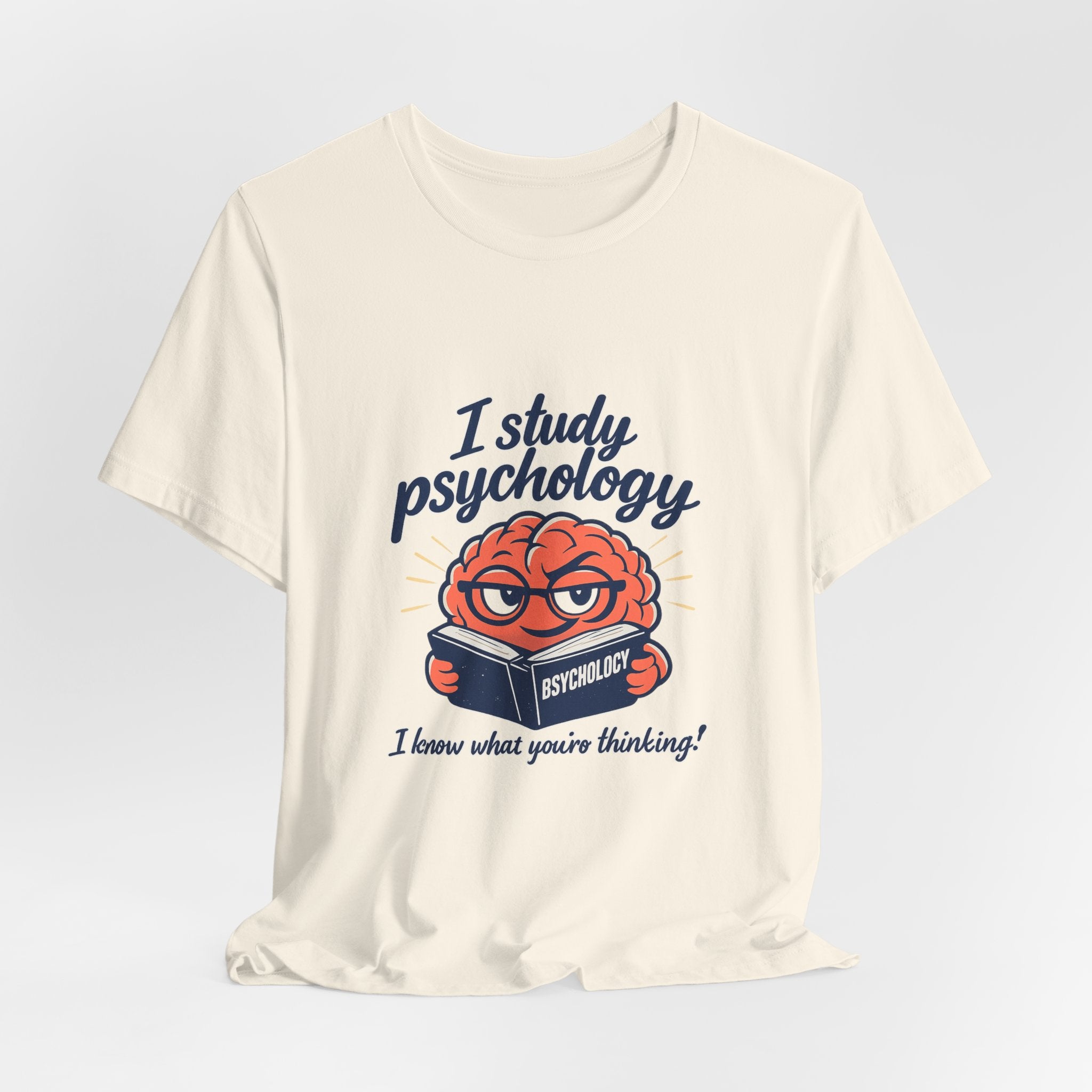 Psychology Brain Cartoon Tee | office humor
