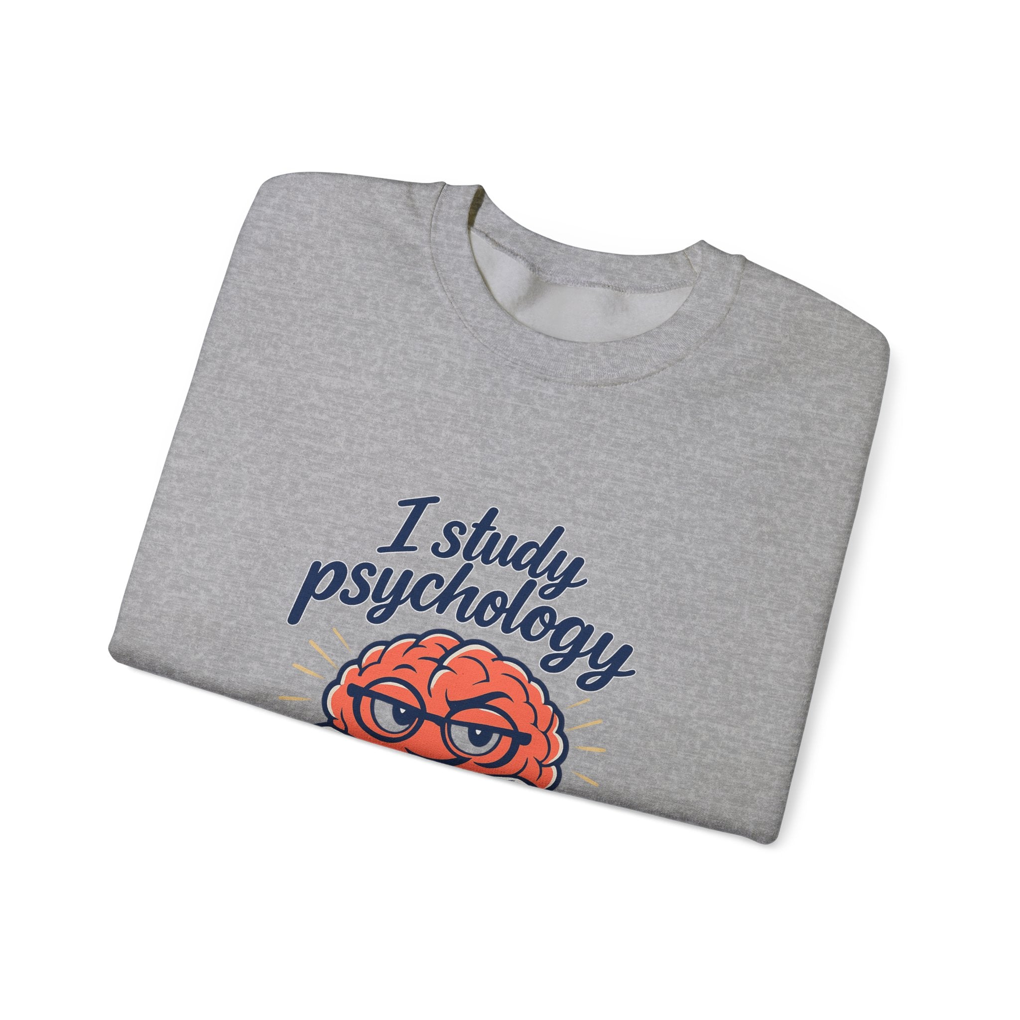 I Study Psychology Sweatshirt | office humor, work from home