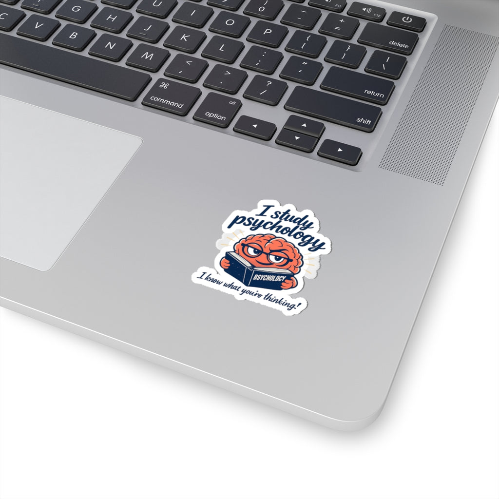 I Study Psychology Sticker | office humor, coffee fuel