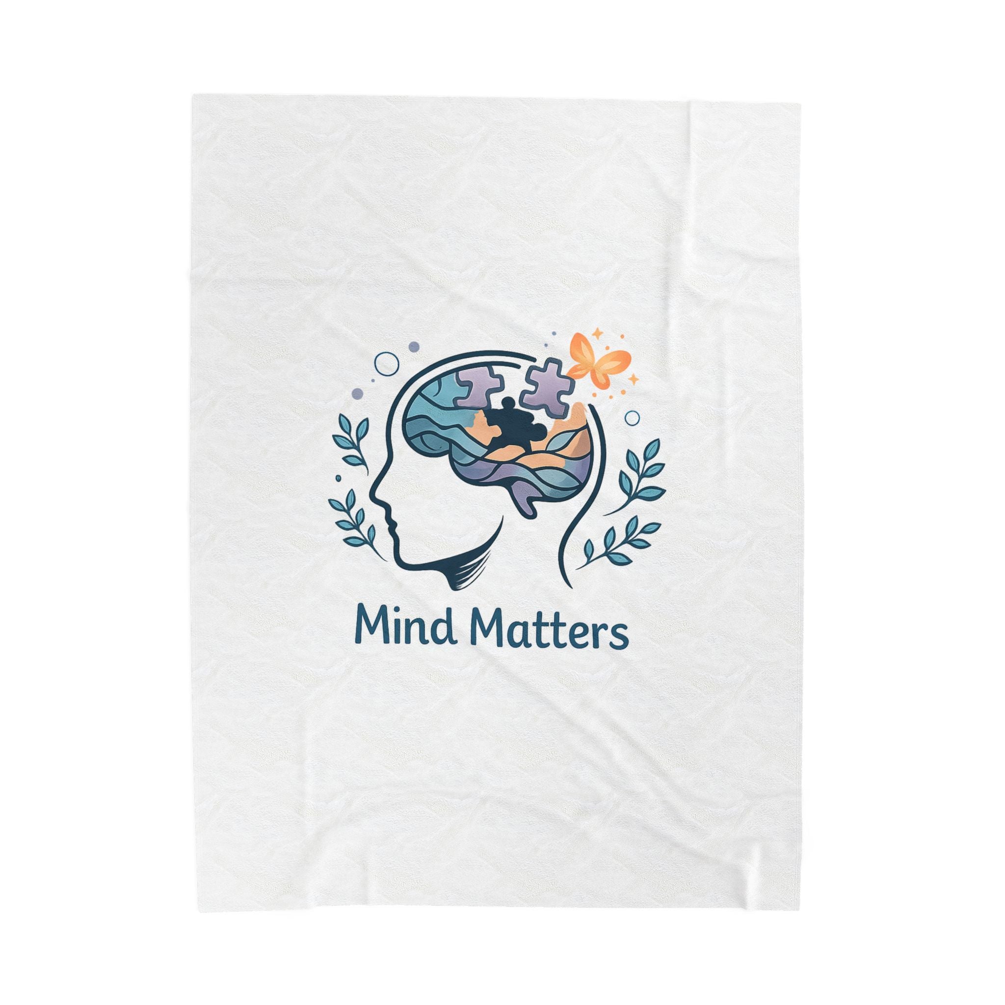 Mind Matters Blanket | confession meme, relatable mood doodles