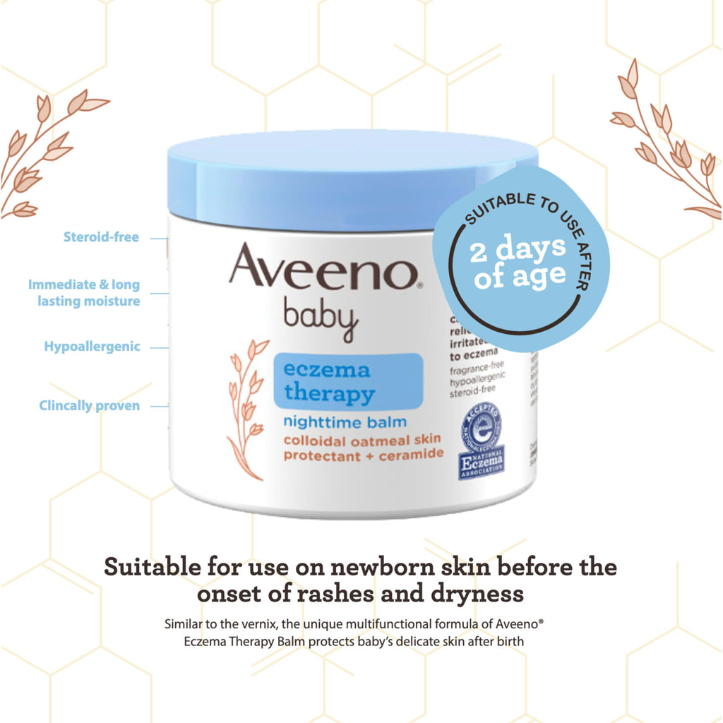 Aveeno Baby Eczema Therapy Nighttime Balm,5.5 oz