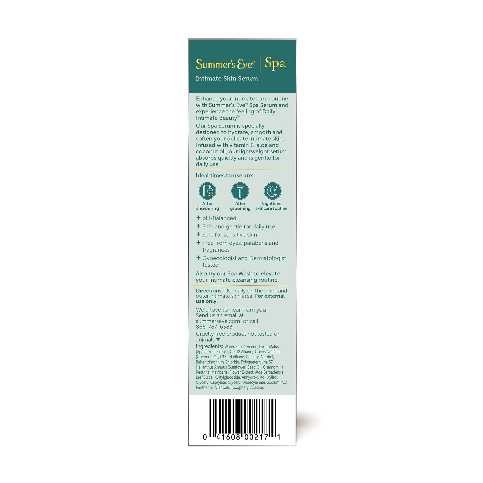Summer's Eve Luxurious Skin Serum