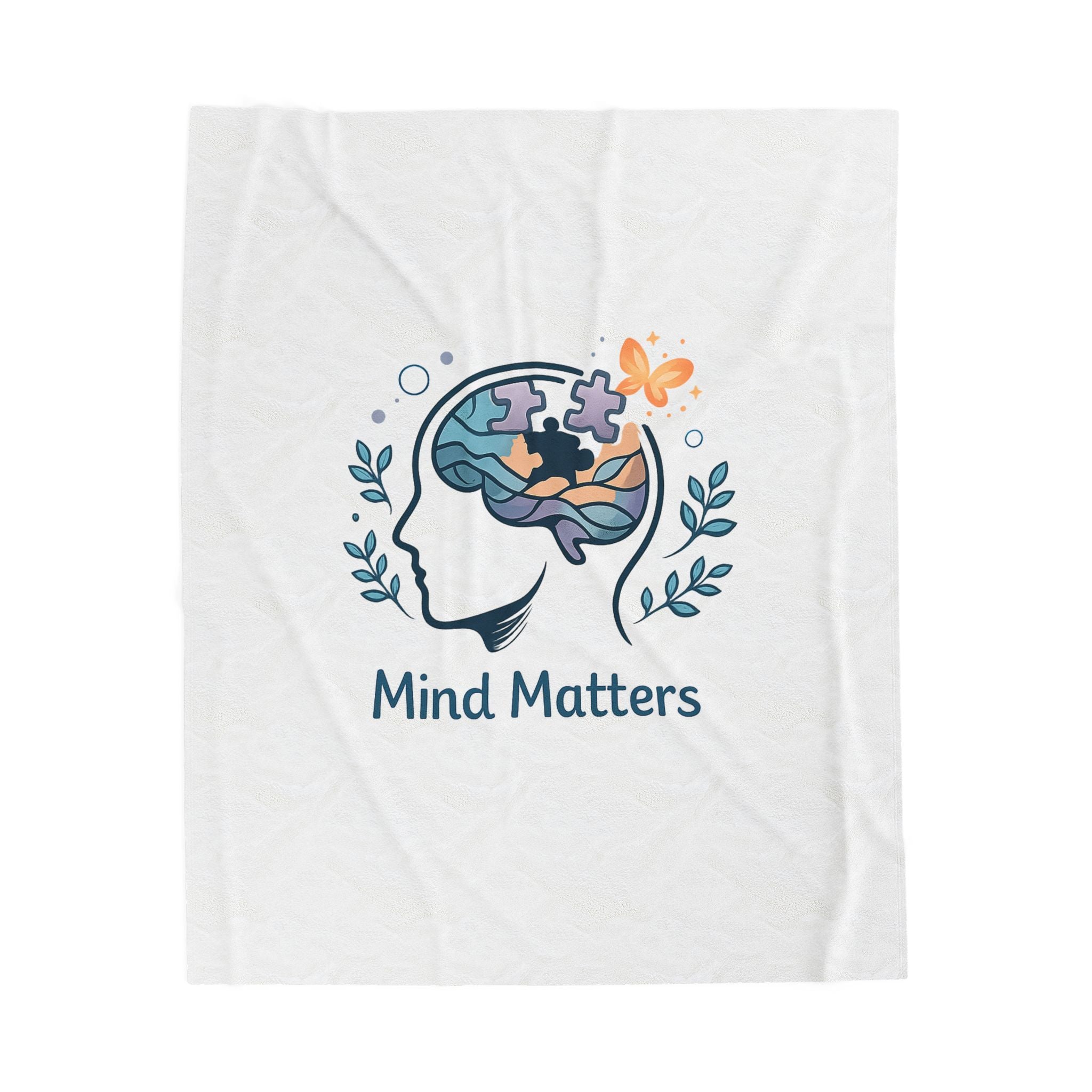 Mind Matters Blanket | confession meme, relatable mood doodles