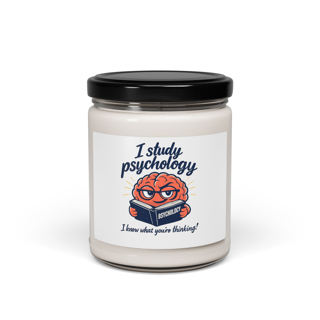 I Study Psychology Candle, office humor, corporate irony