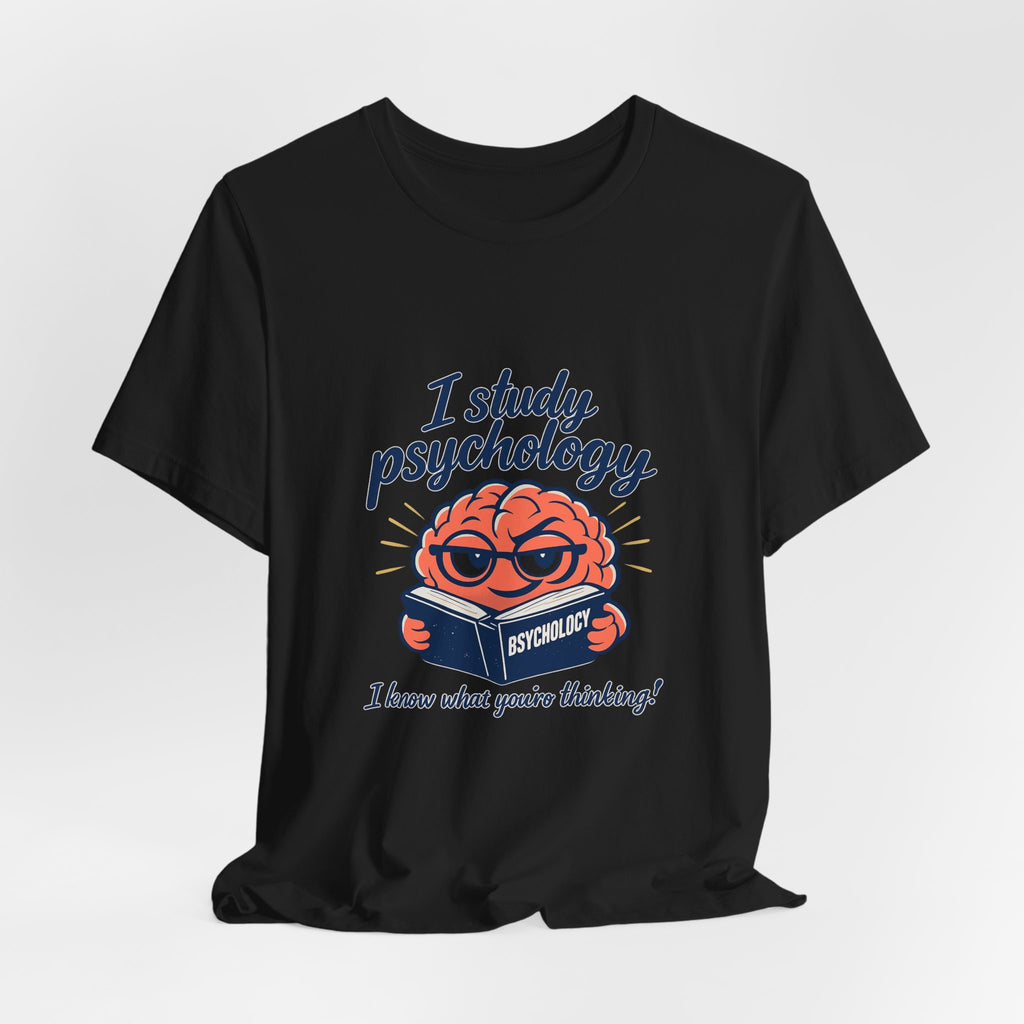 Psychology Brain Cartoon Tee | office humor