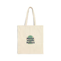 Mental Health Matters Tote | chrome text design, reflective typography