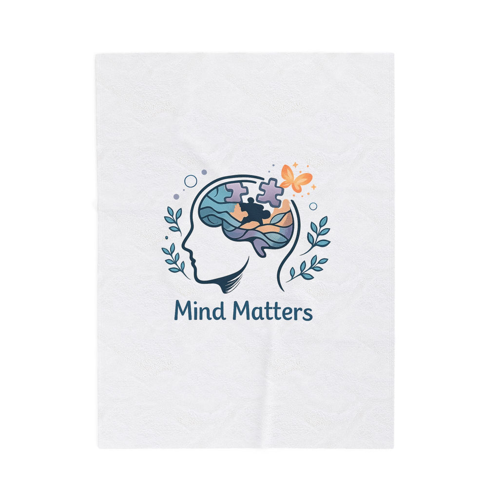 Mind Matters Blanket | confession meme, relatable mood doodles