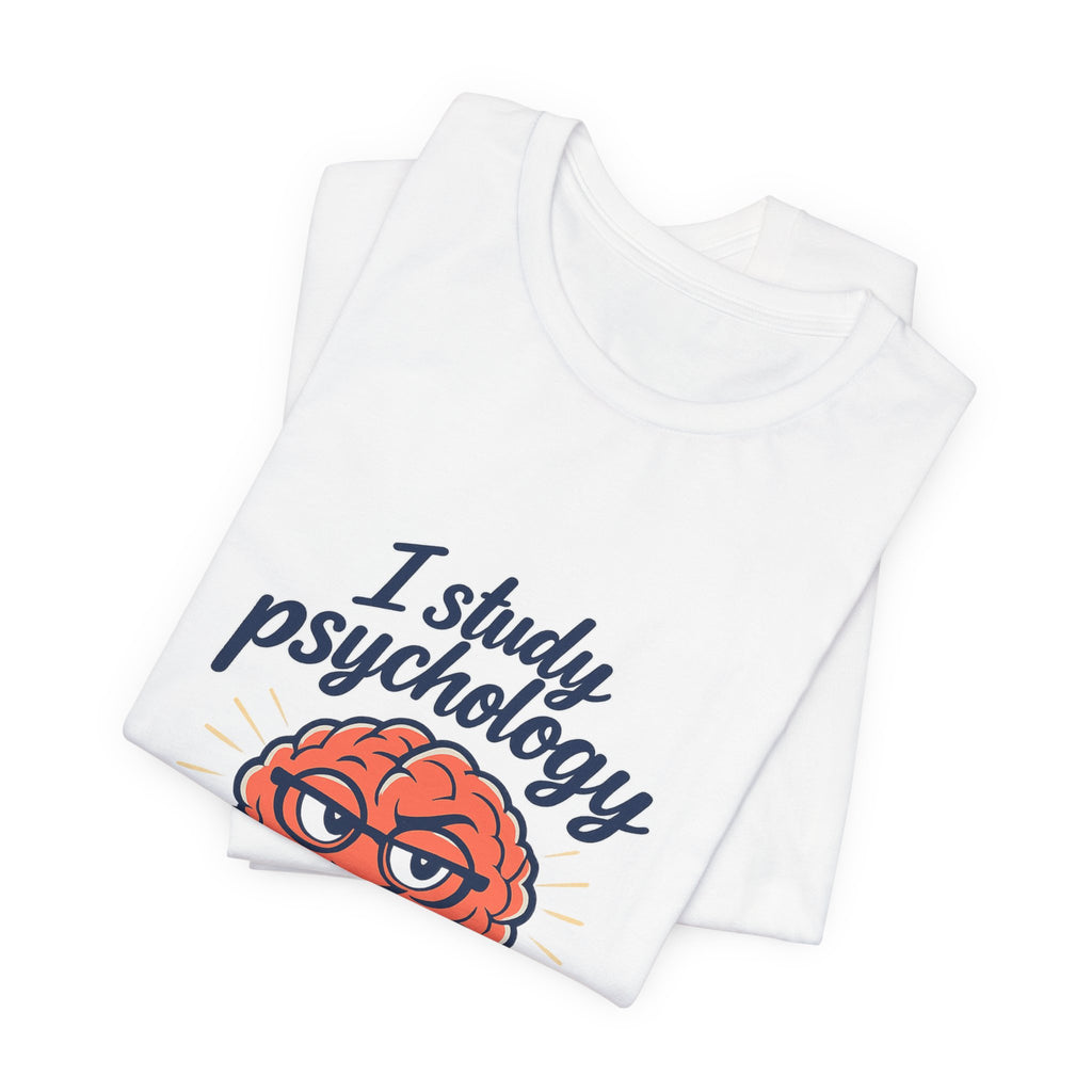 Psychology Brain Cartoon Tee | office humor