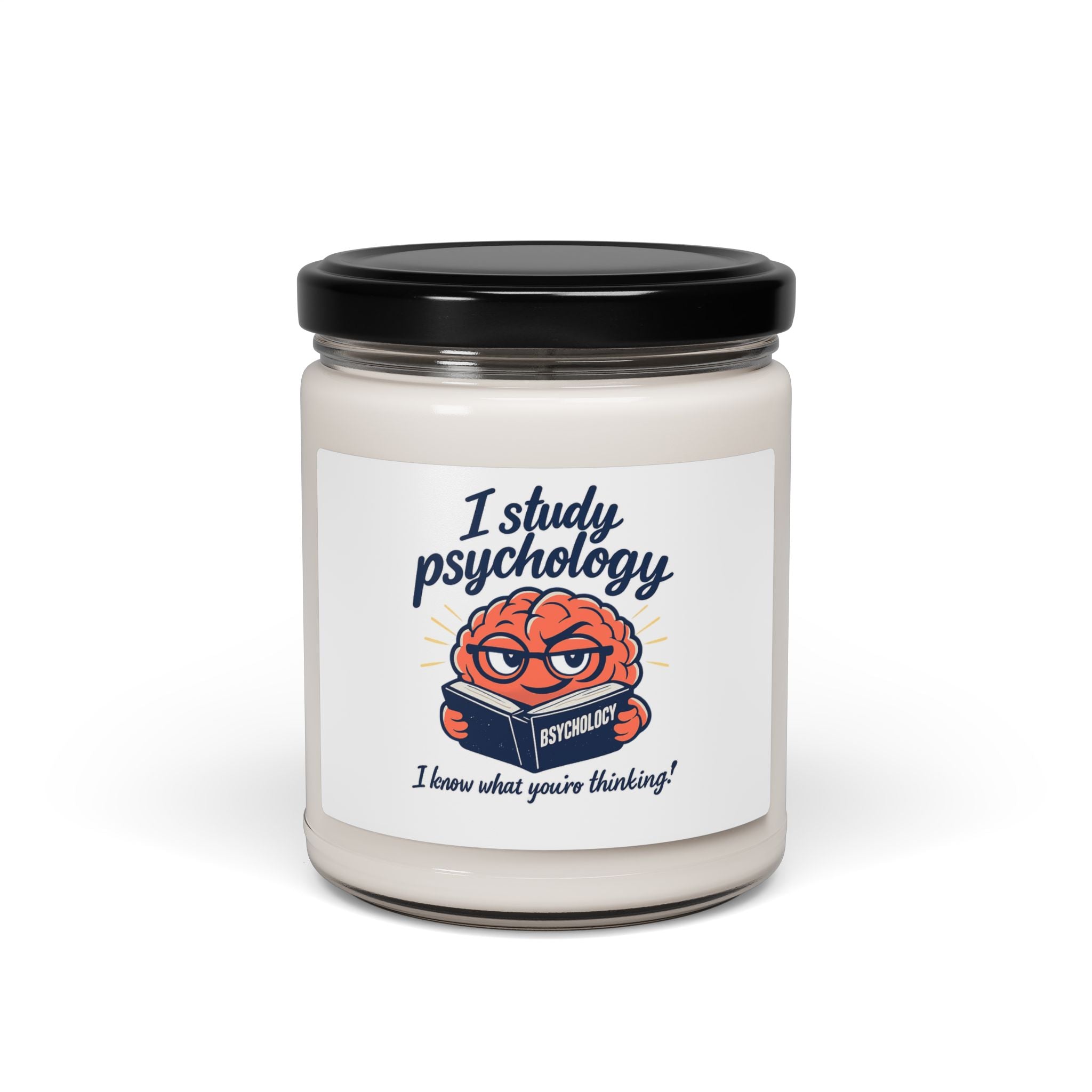 I Study Psychology Candle, office humor, corporate irony
