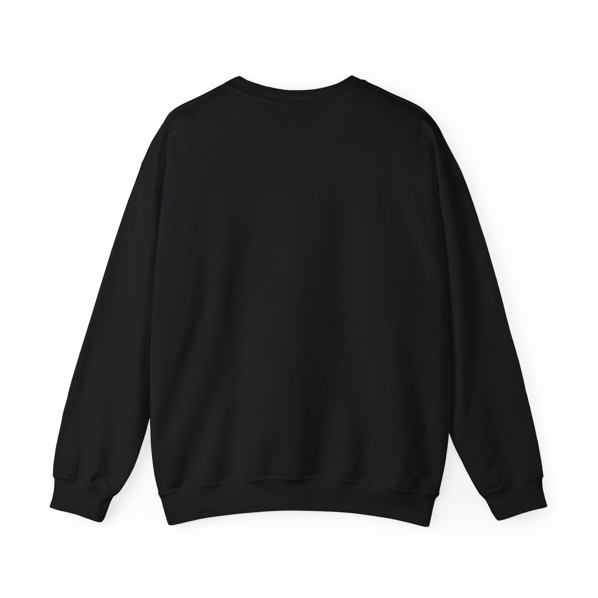 minimal clover icon sweatshirt | tiny shamrock print, subtle luck graphic