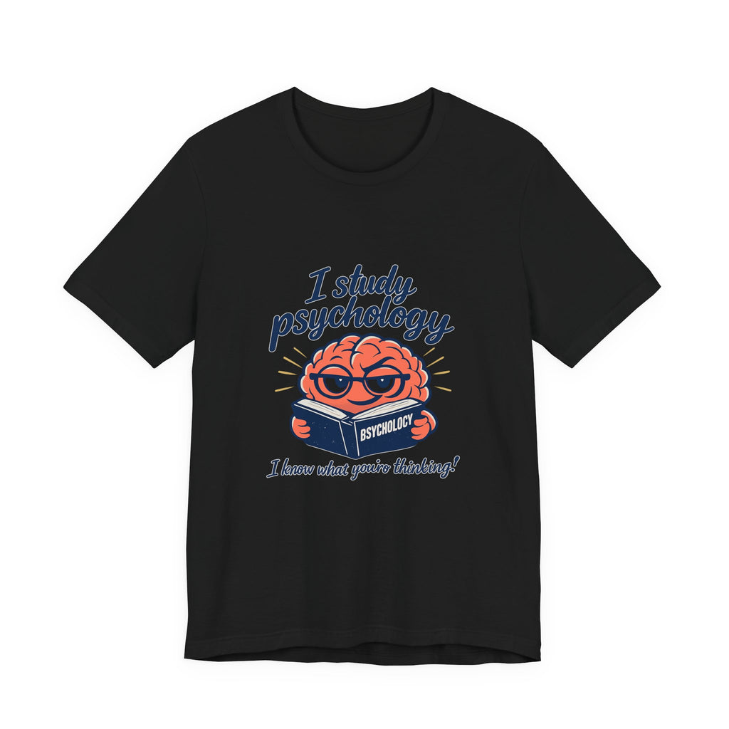 Psychology Brain Cartoon Tee | office humor