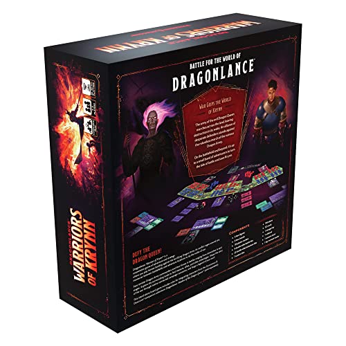 Dungeons & Dragons Dragonlance: Warriors of Krynn, Cooperative Board Game for 3-5 Players