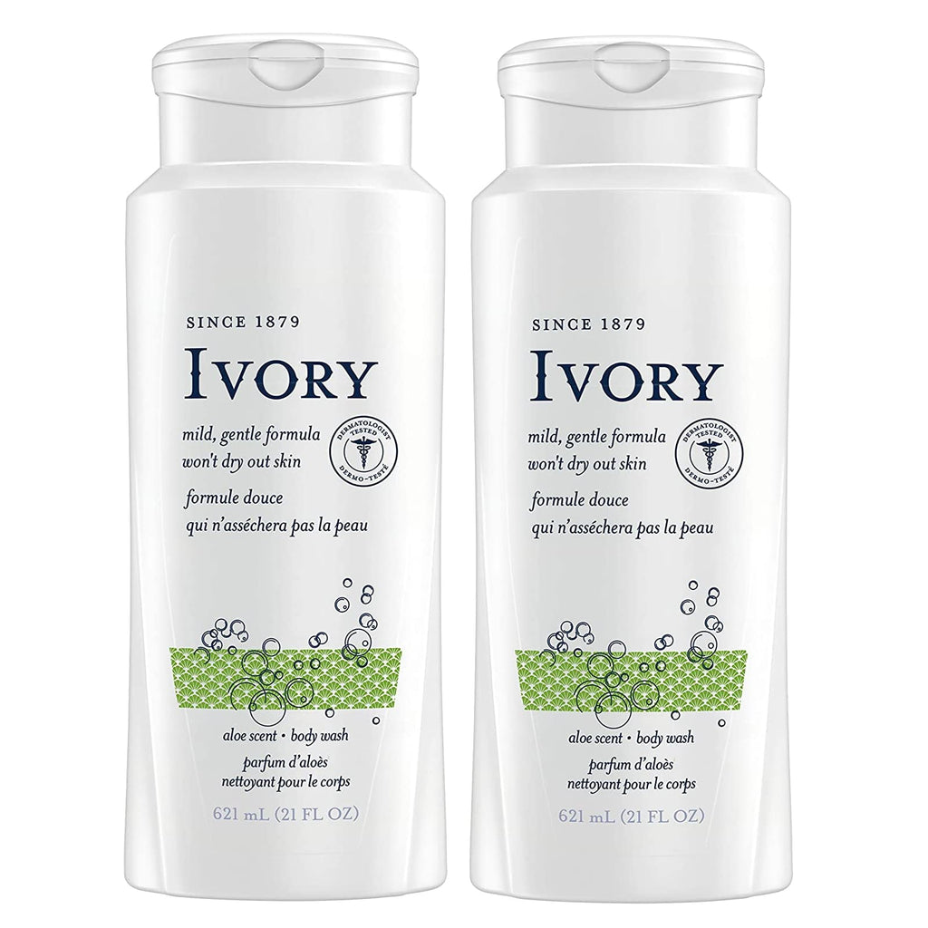 2 Ivory Scent Body Wash 21 Oz