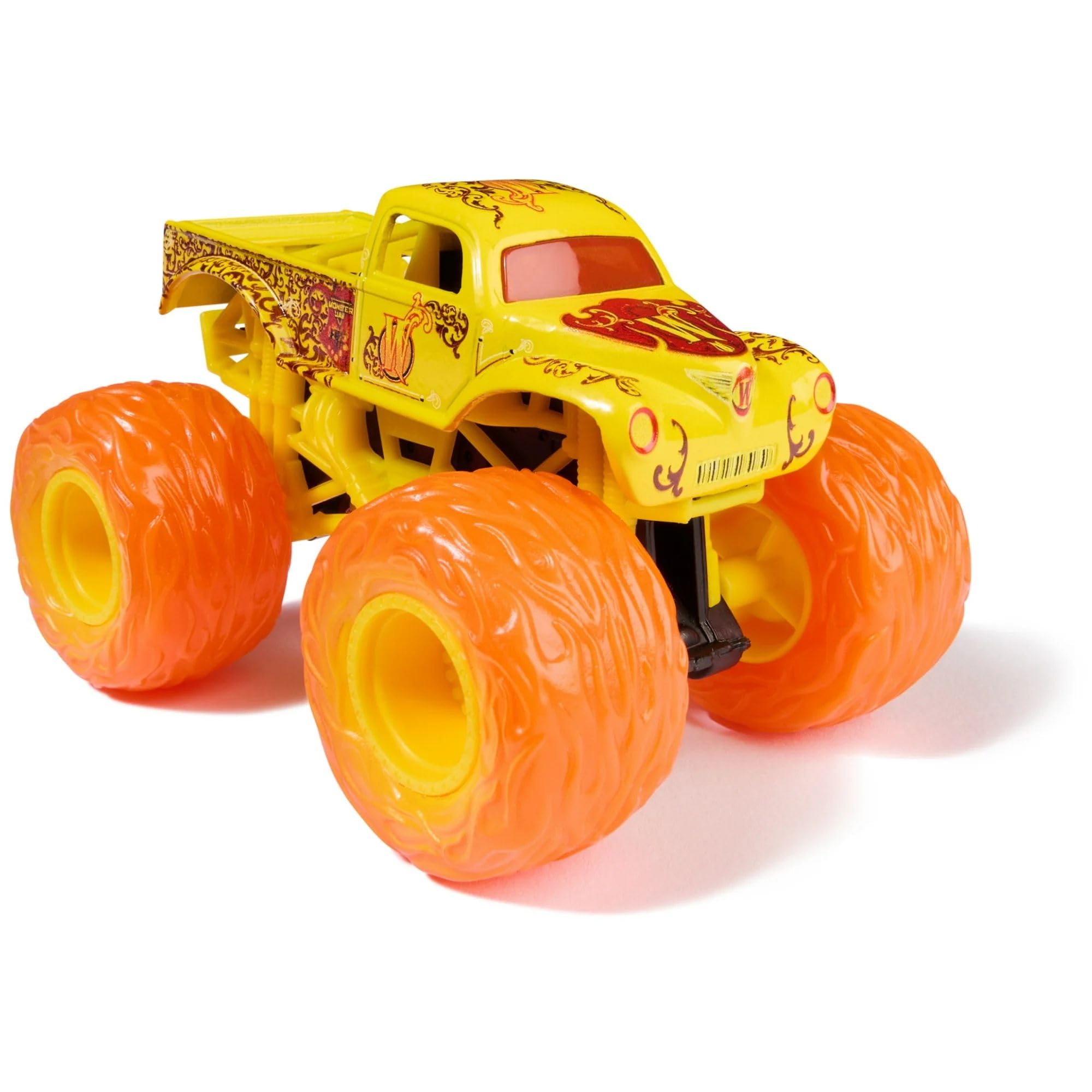 Monster Jam Fire and Ice Monster Trucks, 2 Pack, Whiplash vs Dragonoid, 1:64 Scale