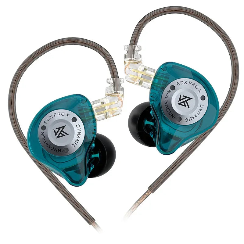 KZ EDX PRO X Dynamic Drive Earphone HIFI Bass Earbud Sport Music Cancelling Headsets 2PIN Cable KZ ZSTX ZSN PRO X EDC EDA ZVX