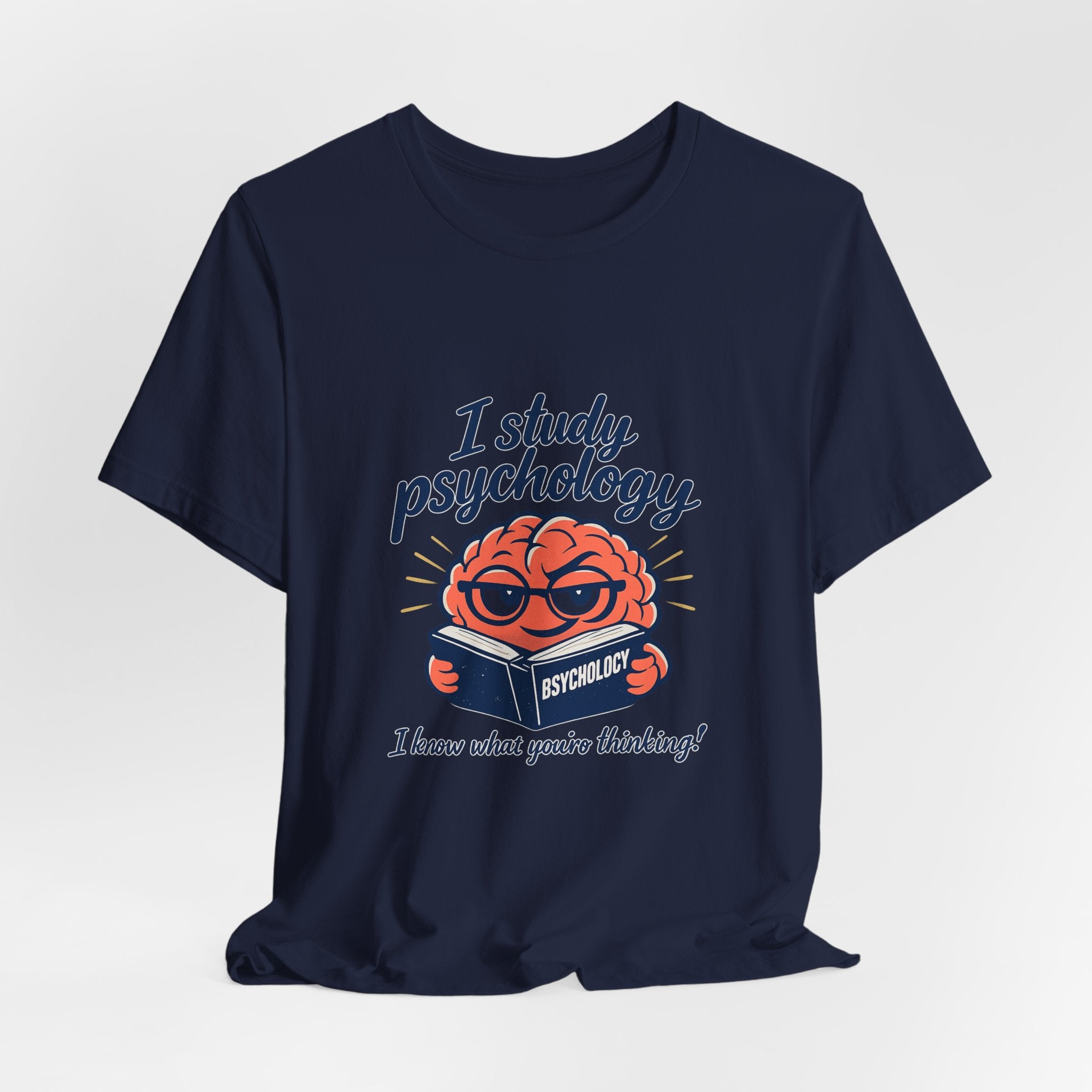 Psychology Brain Cartoon Tee | office humor