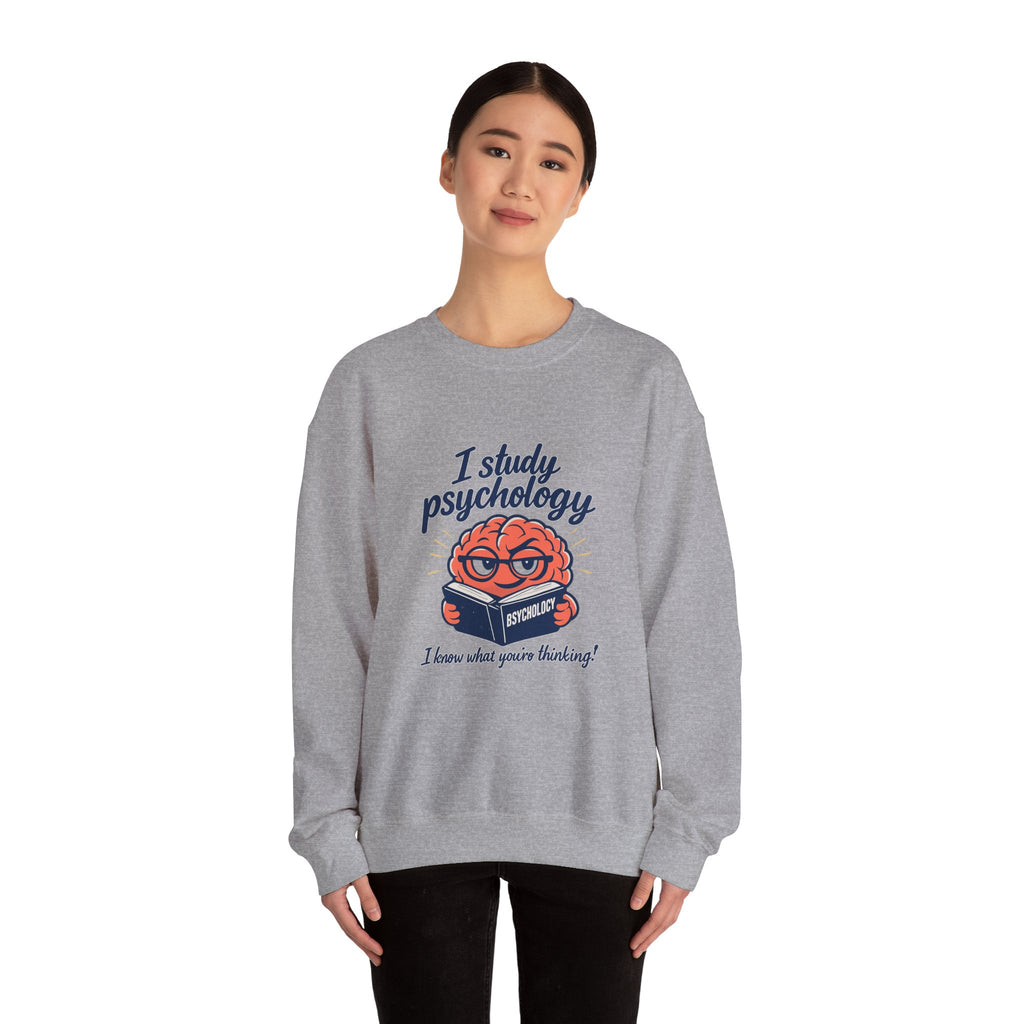 I Study Psychology Sweatshirt | office humor, work from home