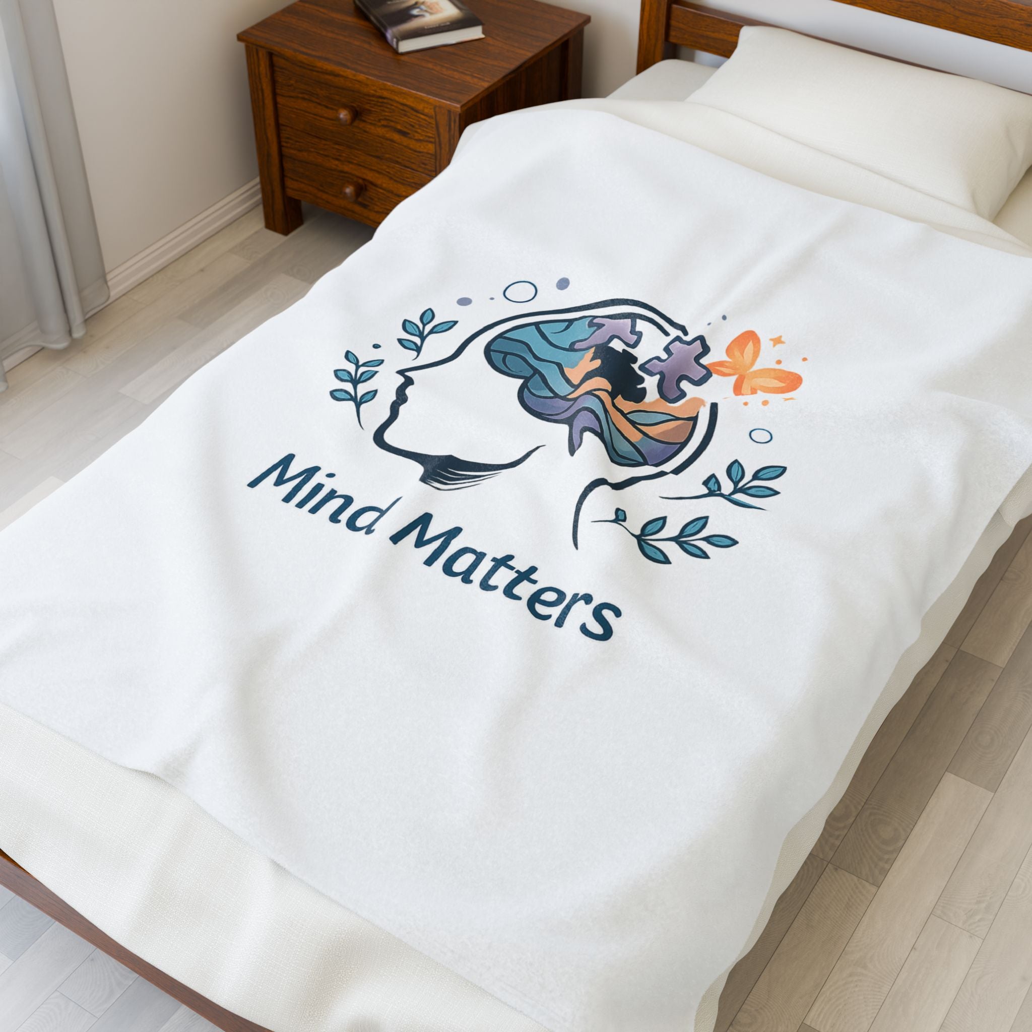 Mind Matters Blanket | confession meme, relatable mood doodles