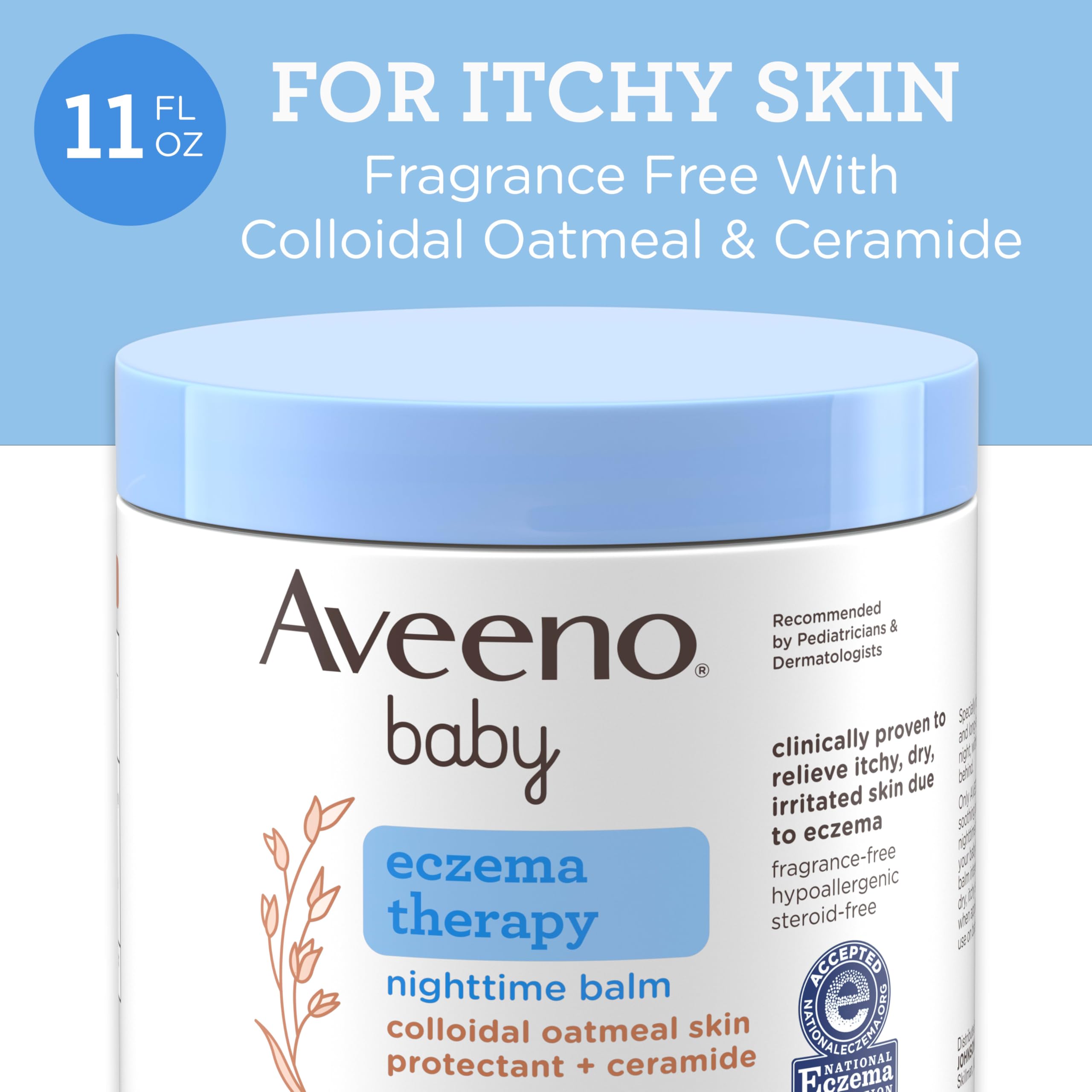 Aveeno Baby Eczema Therapy Nighttime Balm,5.5 oz