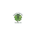 Minimal Shamrock Sticker | tiny clover icon, subtle luck graphic
