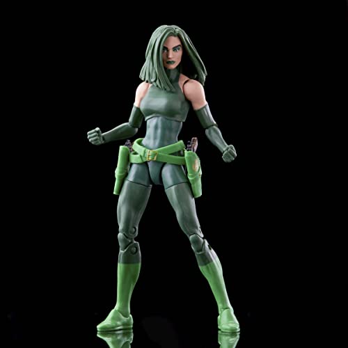Marvel Legends Series Madame Hydra Comics Action Figure 6-Inch Collectible Toy, 4 Accessories, 1 Build-A-Figure Part.