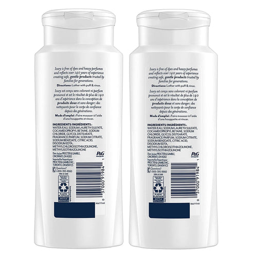2 Ivory Scent Body Wash 21 Oz