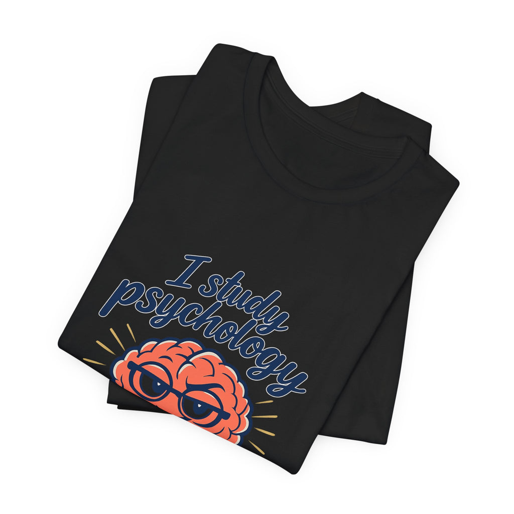 Psychology Brain Cartoon Tee | office humor