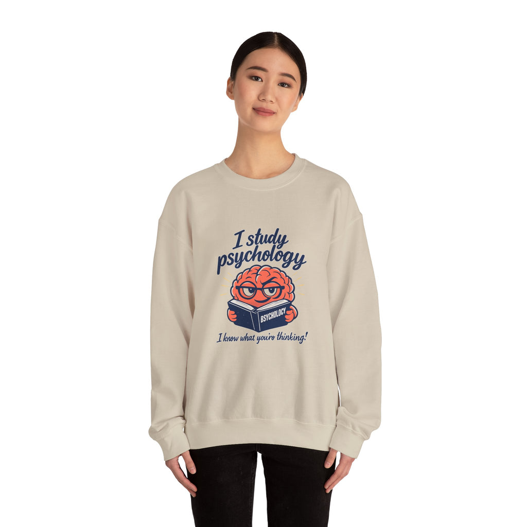 I Study Psychology Sweatshirt | office humor, work from home