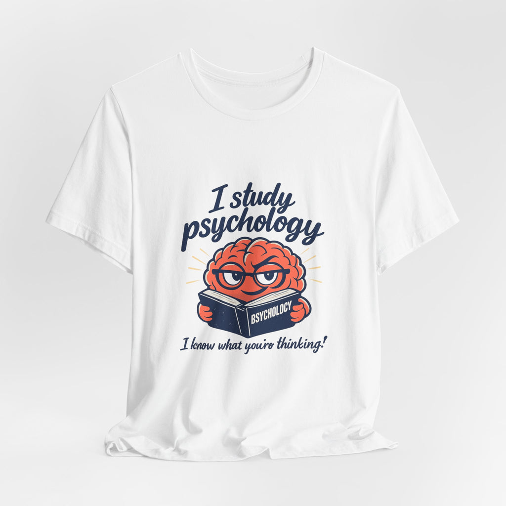 Psychology Brain Cartoon Tee | office humor