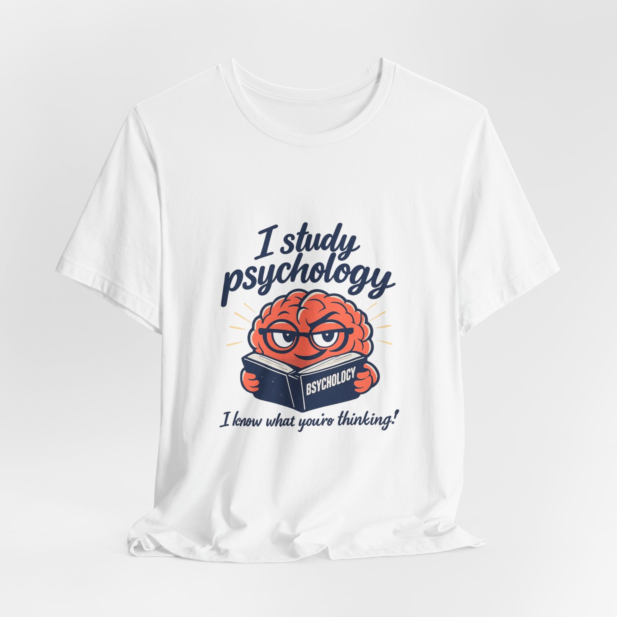 Psychology Brain Cartoon Tee | office humor