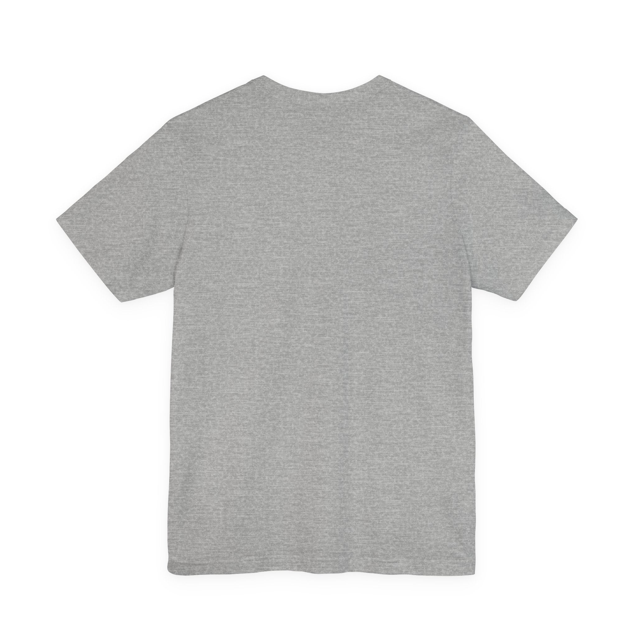 minimal clover icon Tee | tiny shamrock print, subtle luck graphic