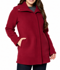 Petite Fleece Bonded Sherpa, Cranberry, large