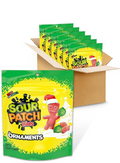 SOUR PATCH KIDS Ornaments Soft & Chewy Holiday Candy, Bulk Candy,6, 10 oz Bags