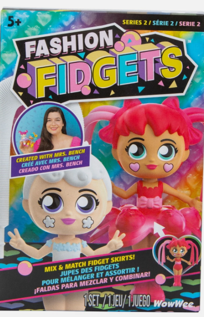 Fashion Fidgets Series 2 Rainbow Fidget Dolls 10 Ways to Fidget Collectible Toys