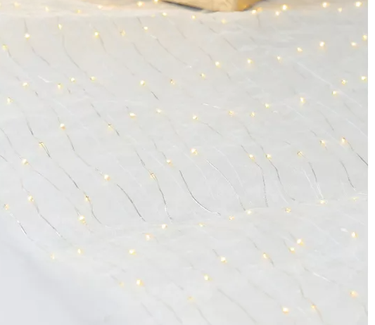 5 ' Celestial Sheer Fabric Garland Runner