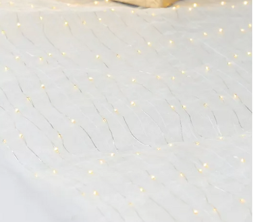 5 ' Celestial Sheer Fabric Garland Runner