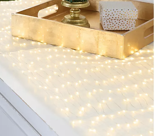 5 ' Celestial Sheer Fabric Garland Runner