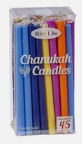 LTD Deluxe Multicolor Chanukah Candles