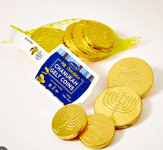 BELGIAN MILK CHOCOLATE GELT COINS - 50 ct