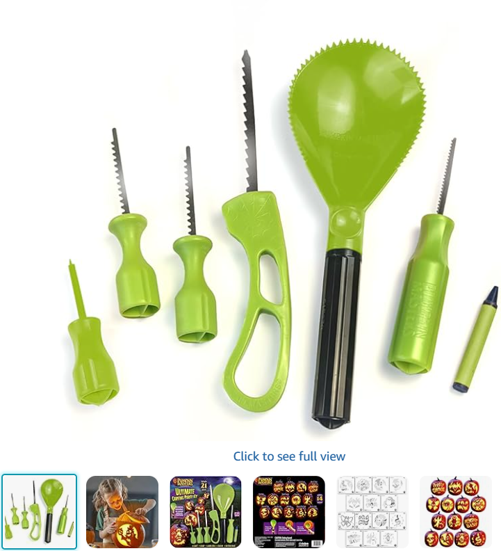 Pumpkin Masters Premium Carving All-in-One Party Kit