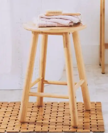 Better Homes & Gardens Round 12 in High Backless Bamboo Stool