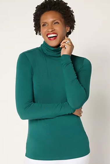 Joan Rivers Wardrobe Builders ButterSoft, Mallard, 2X